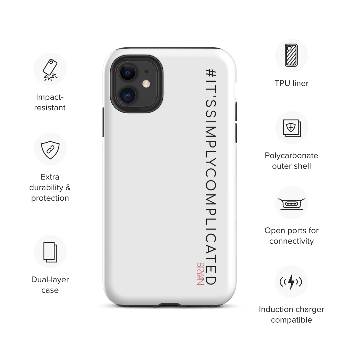 Bryan Rice #Quote iPhone case