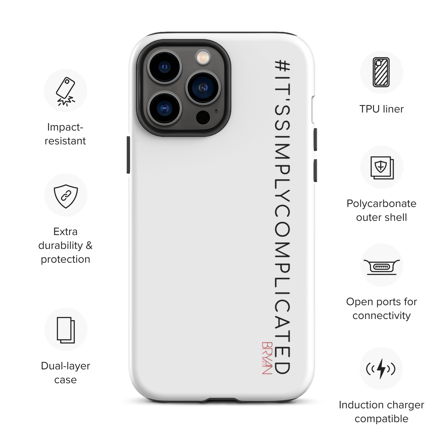 Bryan Rice #Quote iPhone case