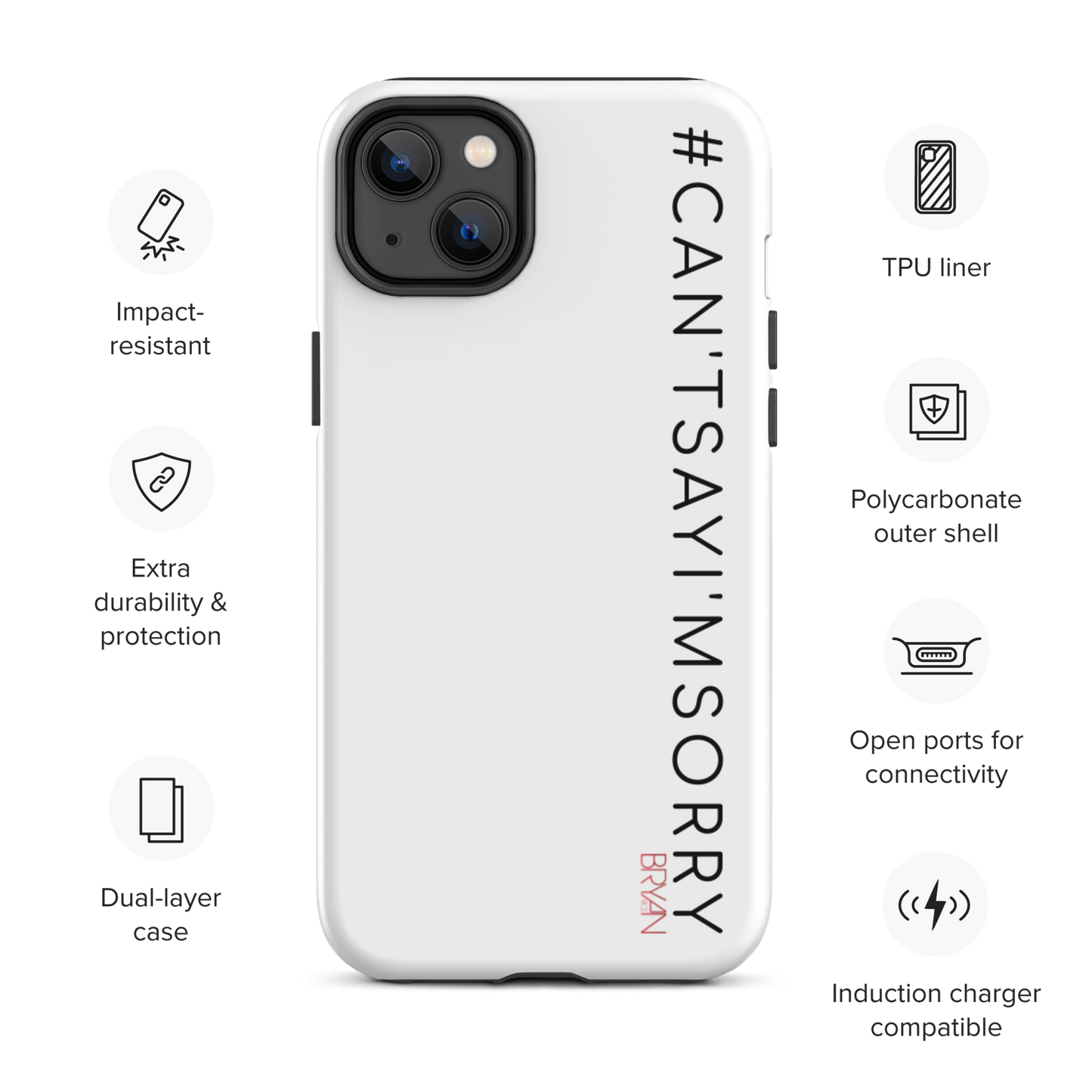 Bryan Rice #Quote iPhone case