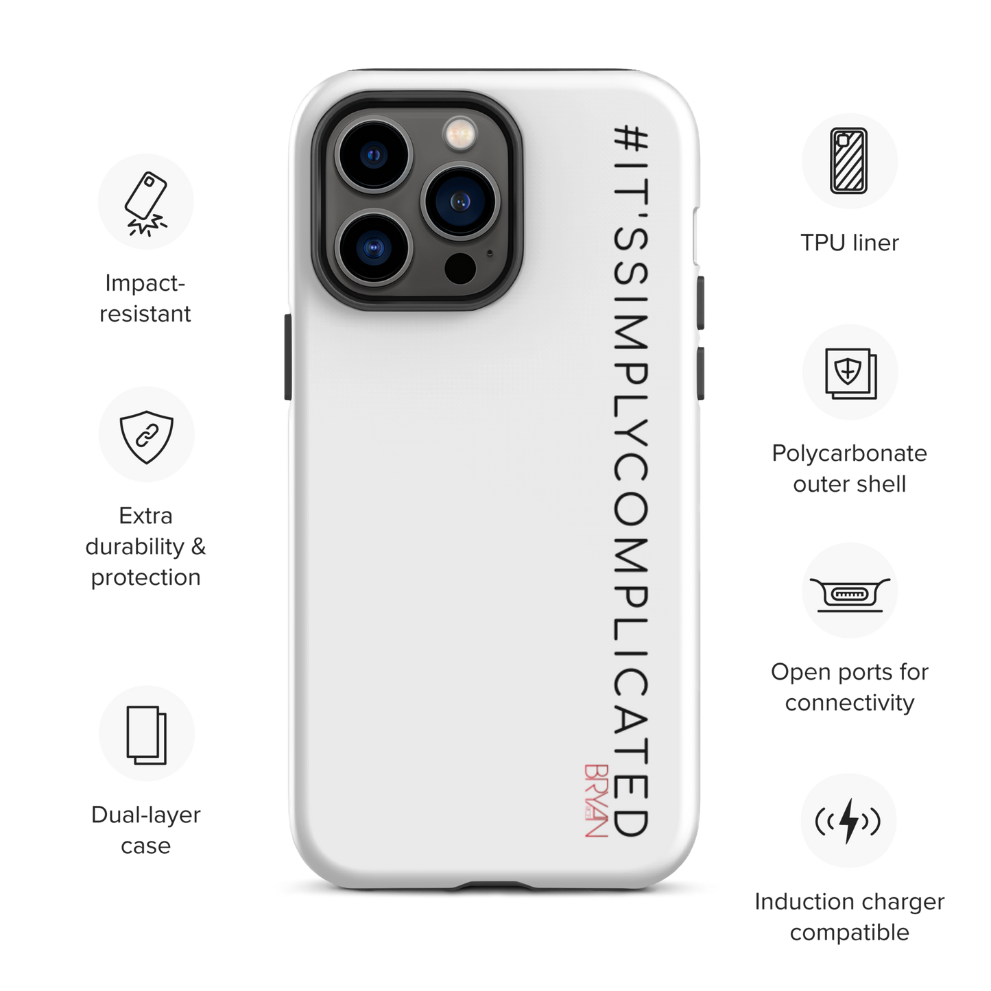 Bryan Rice #Quote iPhone case