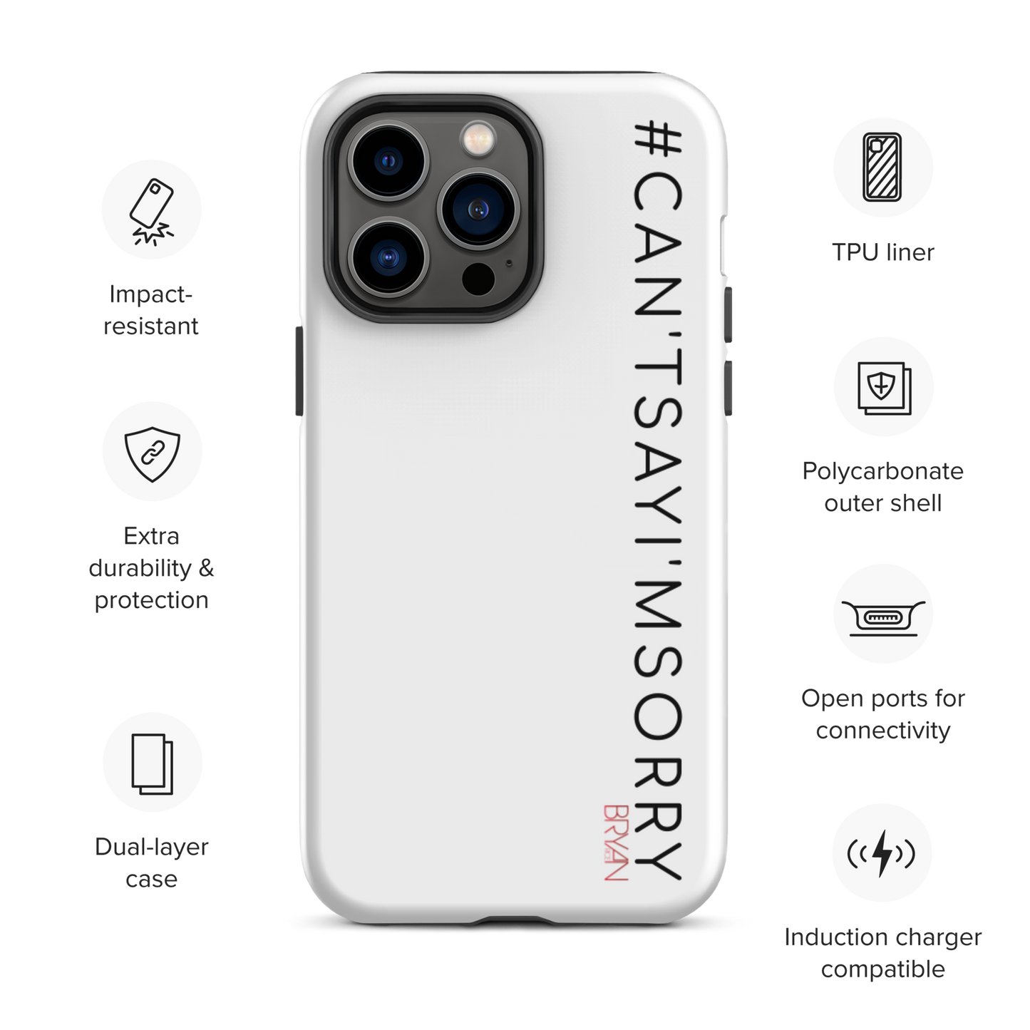 Bryan Rice #Quote iPhone case